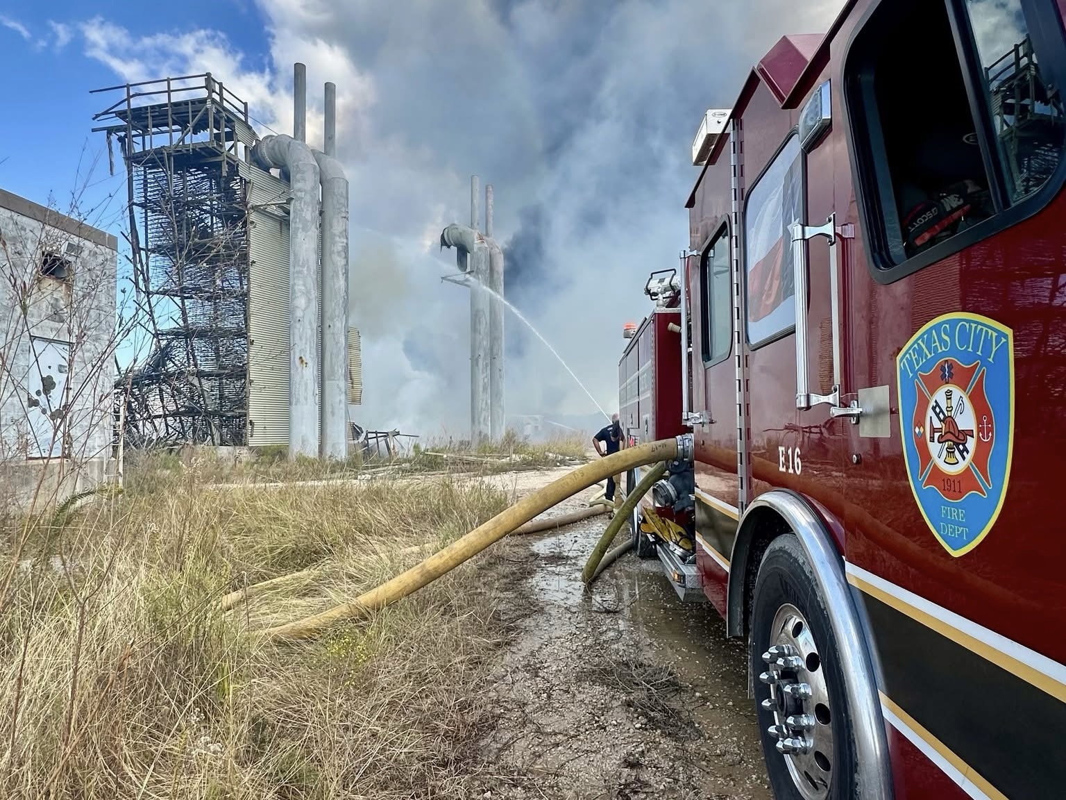 Bacliff Decommissioned Plant Fire Extinguished, Fire Officials Say