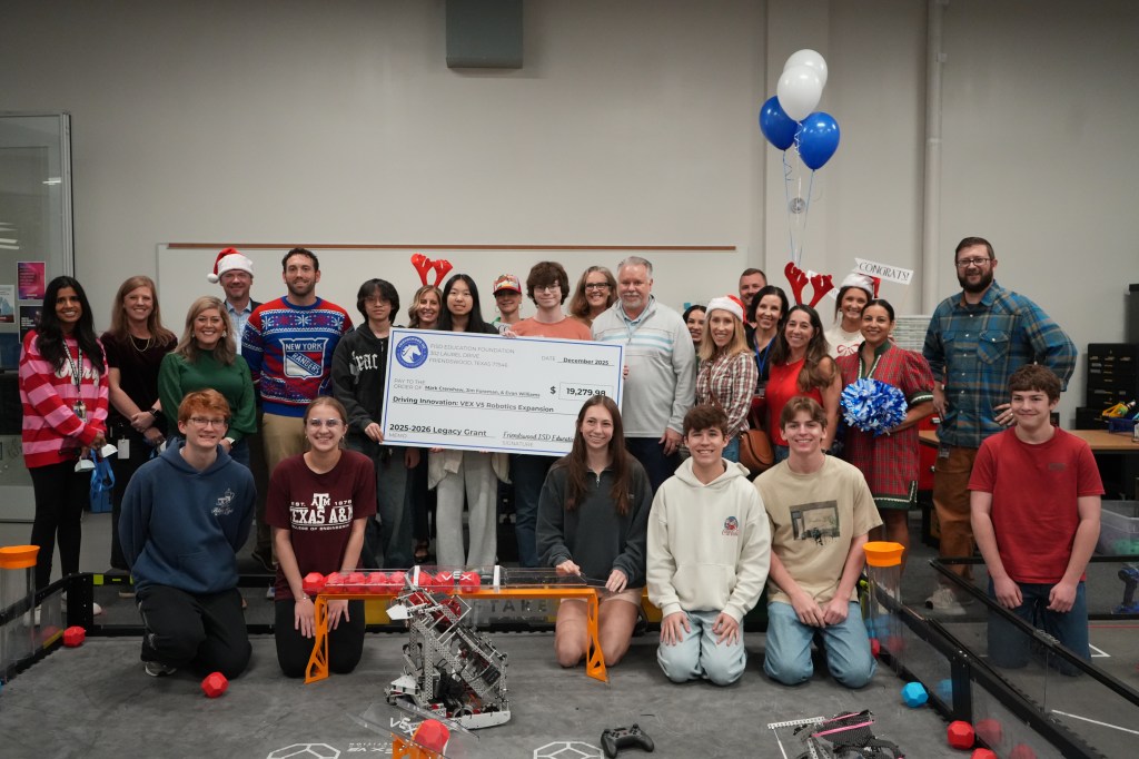 Friendswood ISD Education Foundation Awards Legacy Grants for Theatre and Robotics&nbsp;Programs