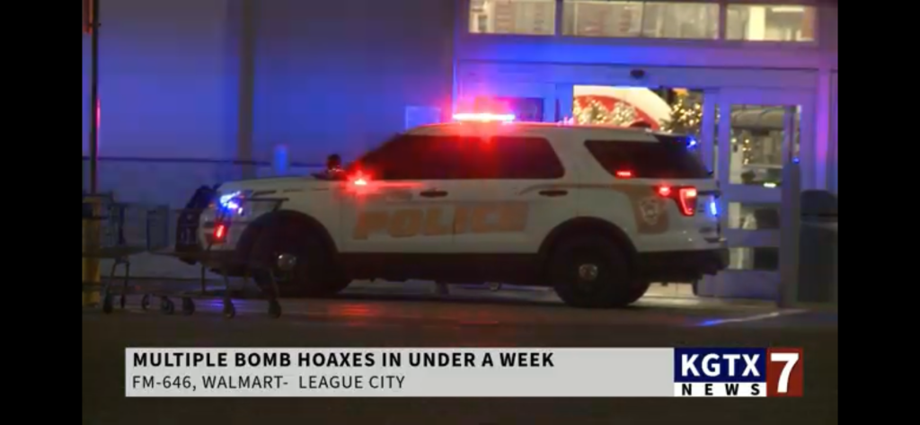 Two More Hoax Bomb Threats Reported at League City Walmarts; Police Search for&nbsp;Caller