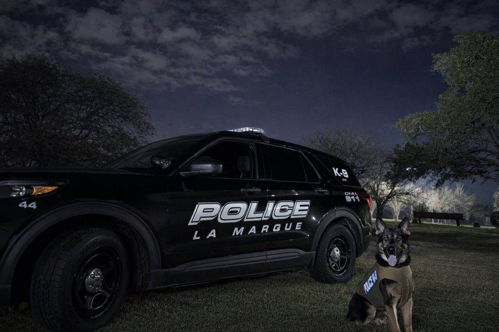 La Marque Police K9s Receive Donated Protective&nbsp;Vests