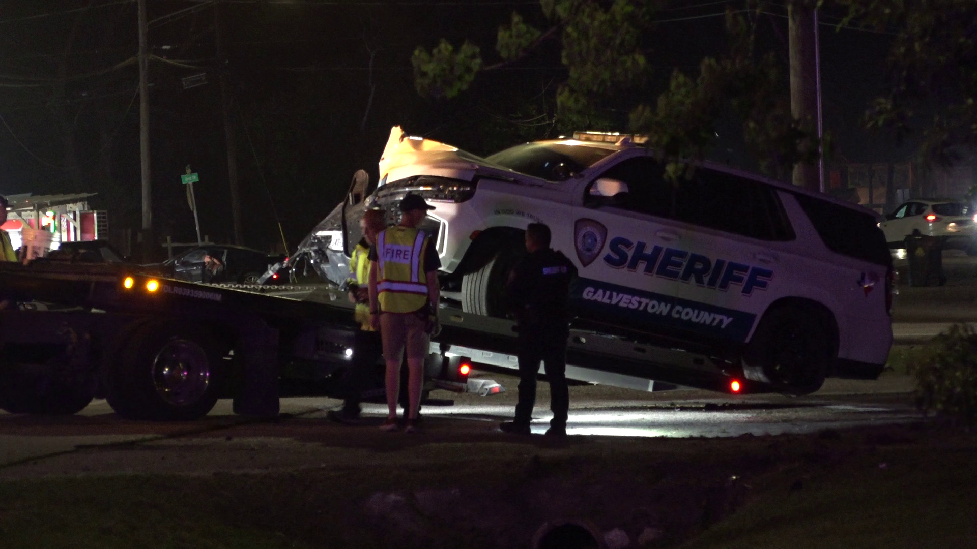 Galveston County Sheriff’s Deputy Injured in Crash