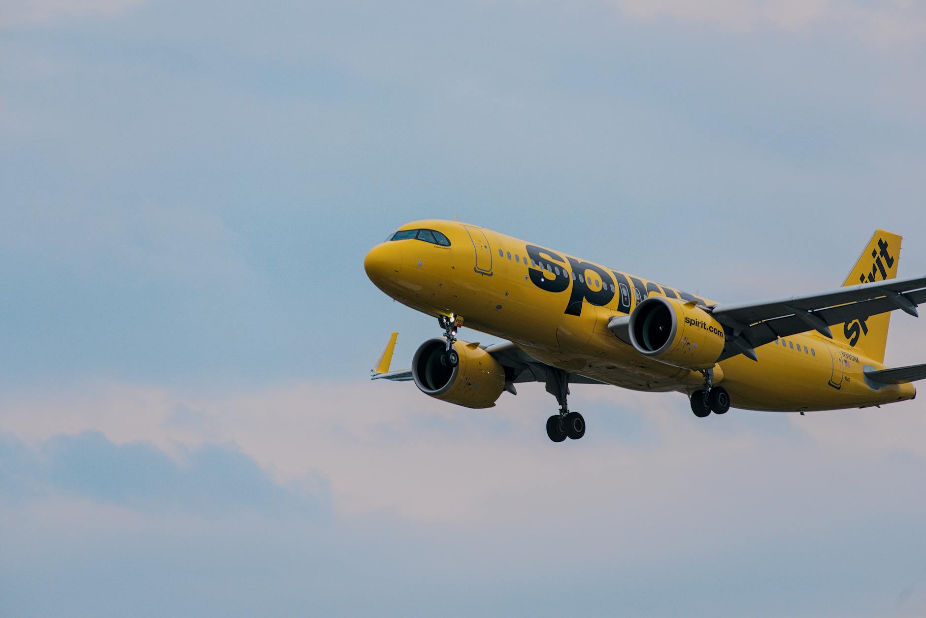 spirit airlines in flight