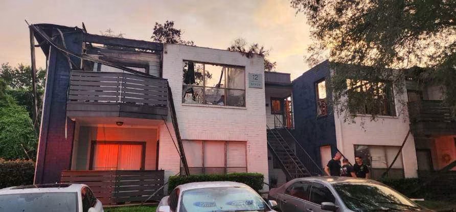 Weekend Apartment Fire Damages 16 Units in Webster, Injures Two Firefighters