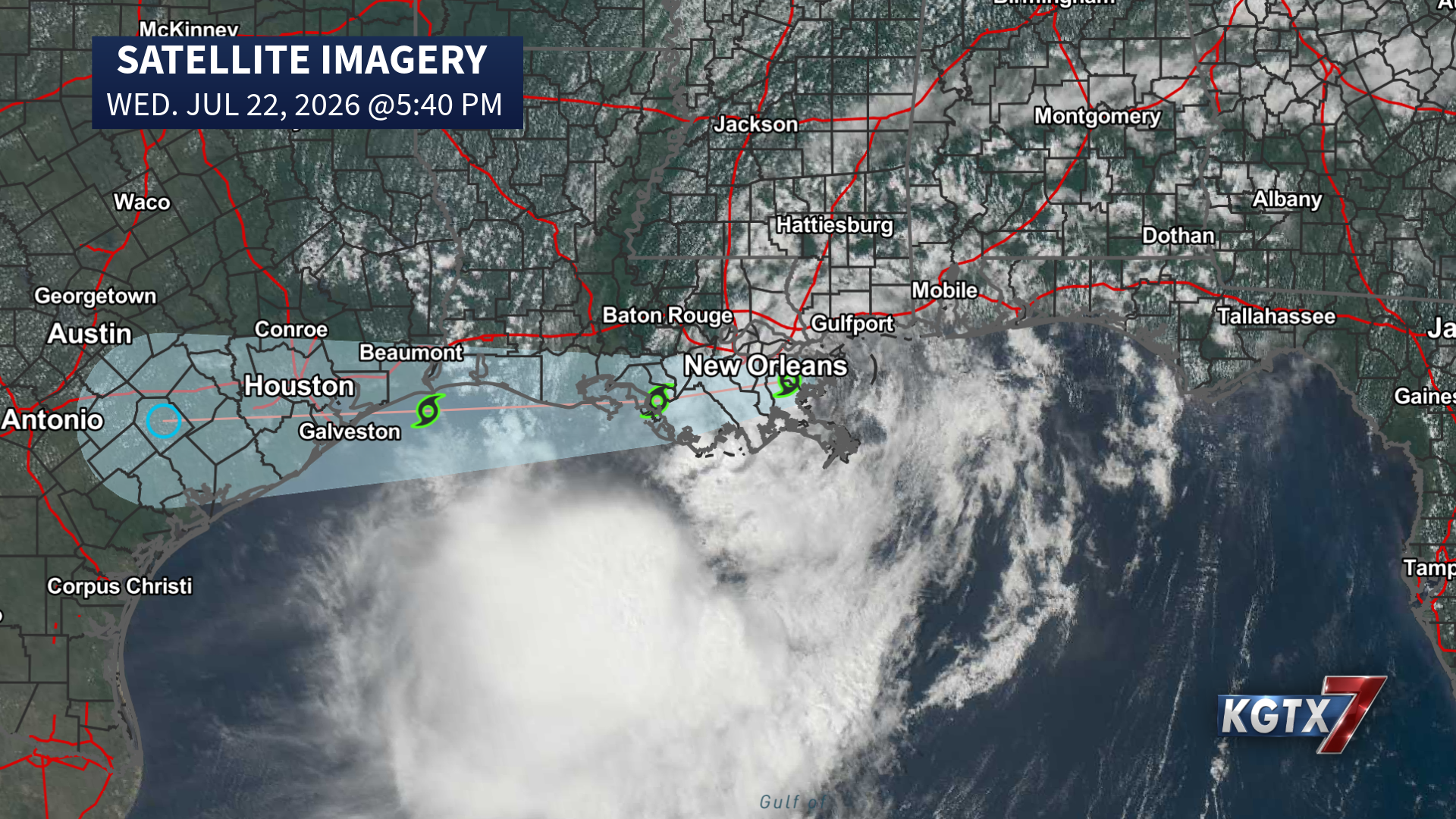 Wednesday’s Update for Tropical Storm Bertha