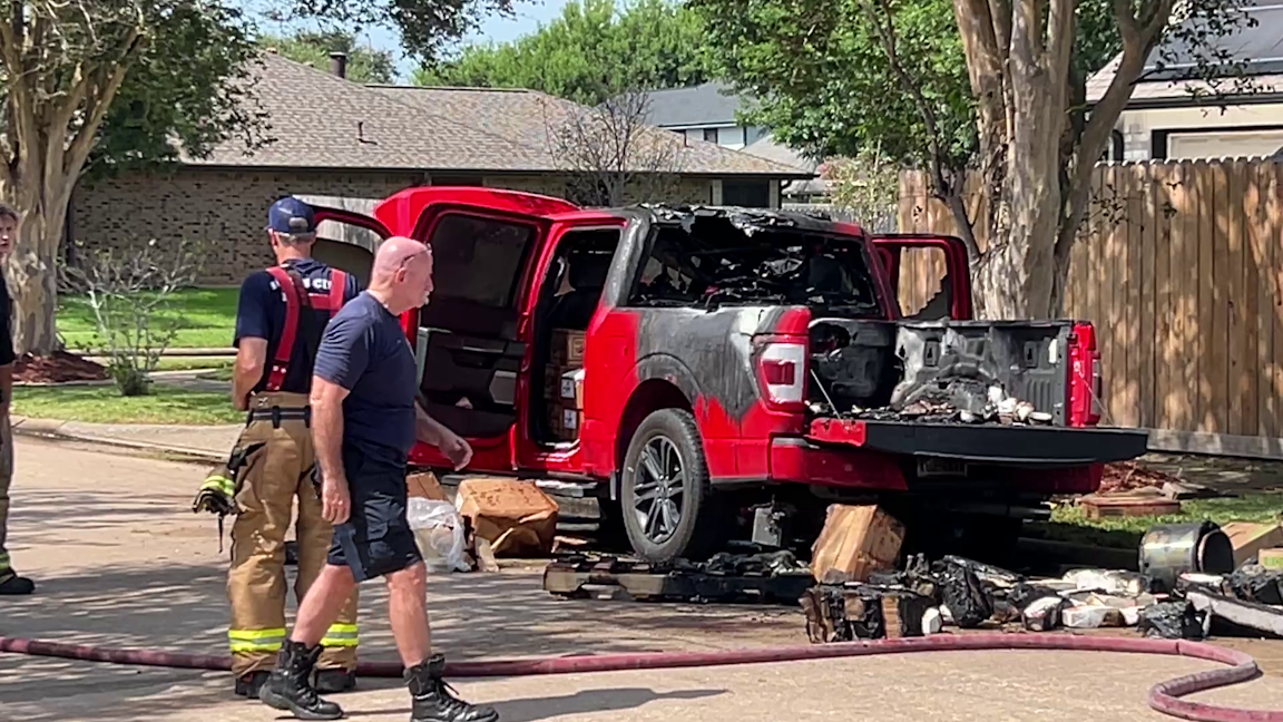 Vehicle fire reported along West League City Parkway