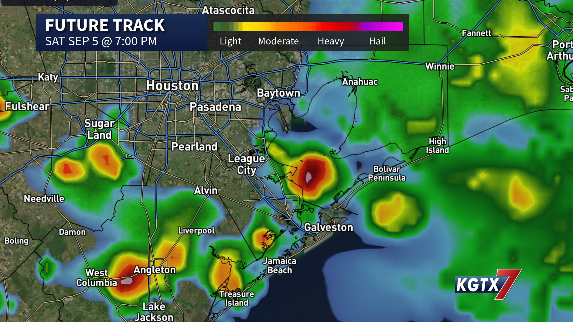 Stormy Labor Day Weekend Ahead