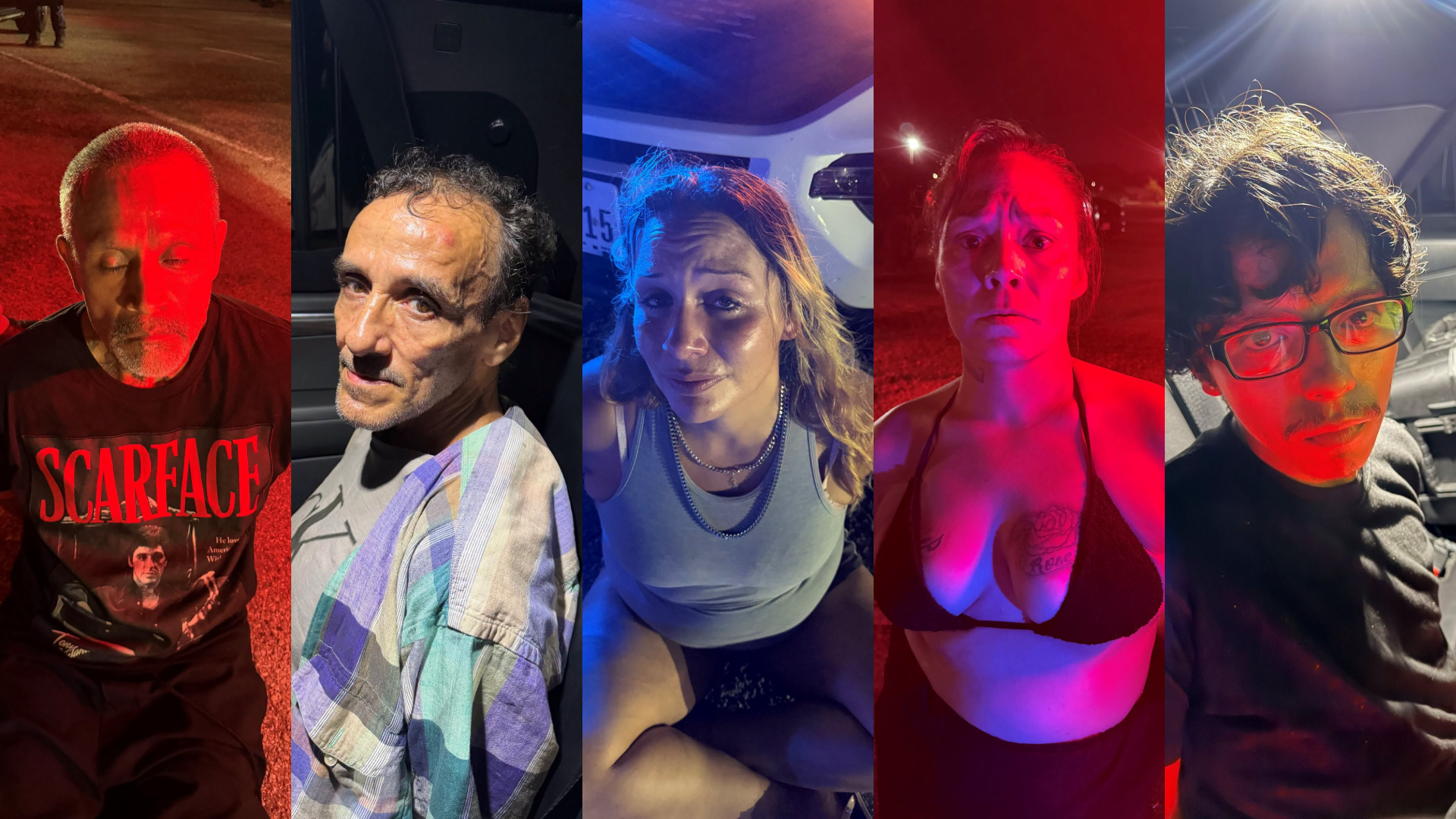 Five arrested after stolen vehicle investigation in Clear Lake