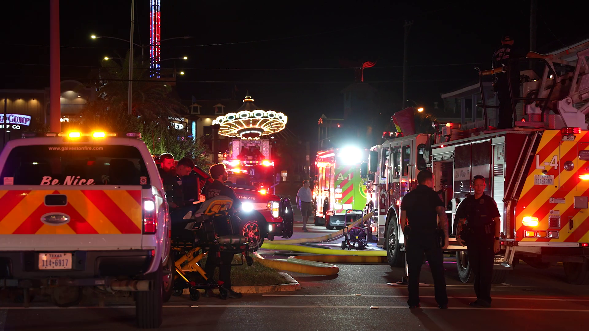Two Transported to Hospital After Historic Bar Fire in Galveston
